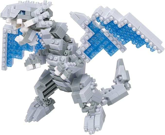Nanoblock: Yu-Gi-Oh! Duel Monsters - Blue-Eyes White Dragon, Character Collection Series Building Kit