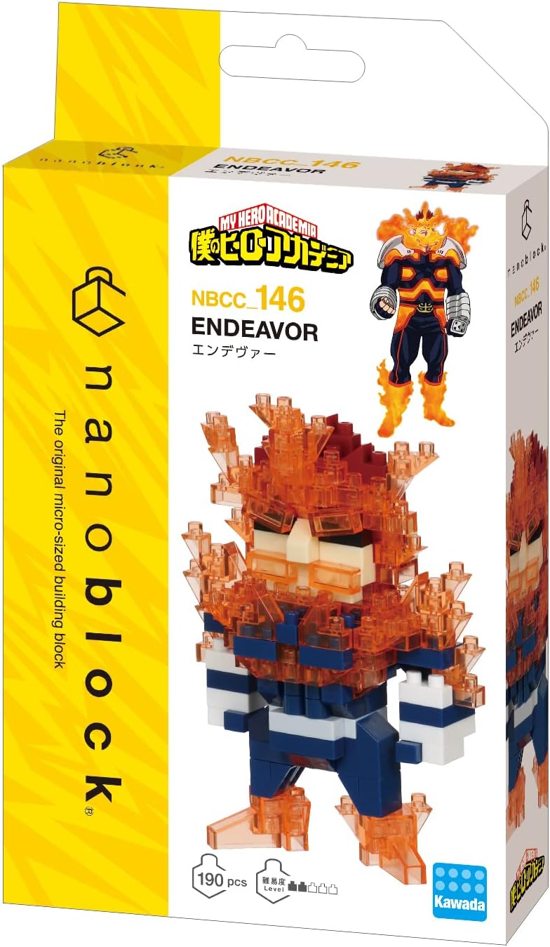 Nanoblock: My Hero Academia - Endeavor, Character Collection Series Building Kit