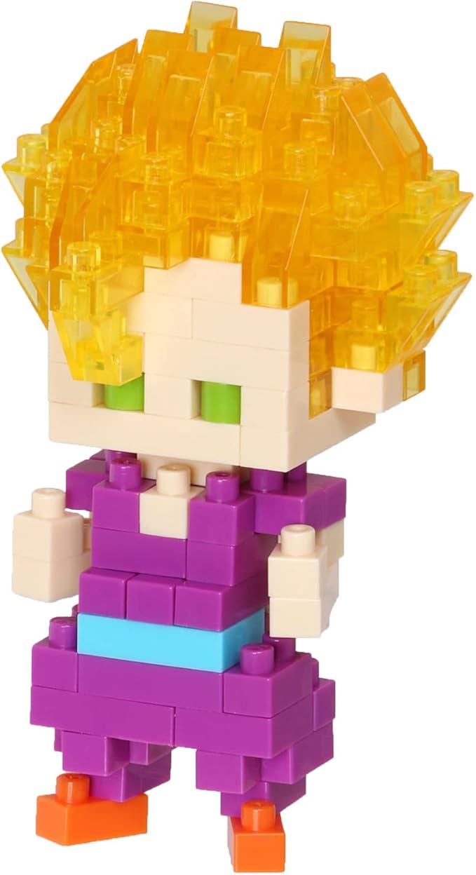 Nanoblock: Dragon Ball Z - Son Gohan Super Saiyan, Character Collection Series Building Kit