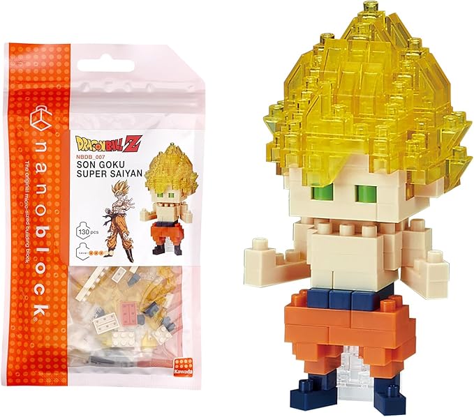 Nanoblock: Dragon Ball Z - Son Goku Super Saiyan, Character Collection Series Building Kit