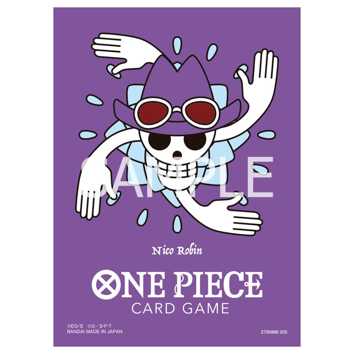 One Piece: Card Sleeves - Nico Robin Jolly Roger (70 ct)