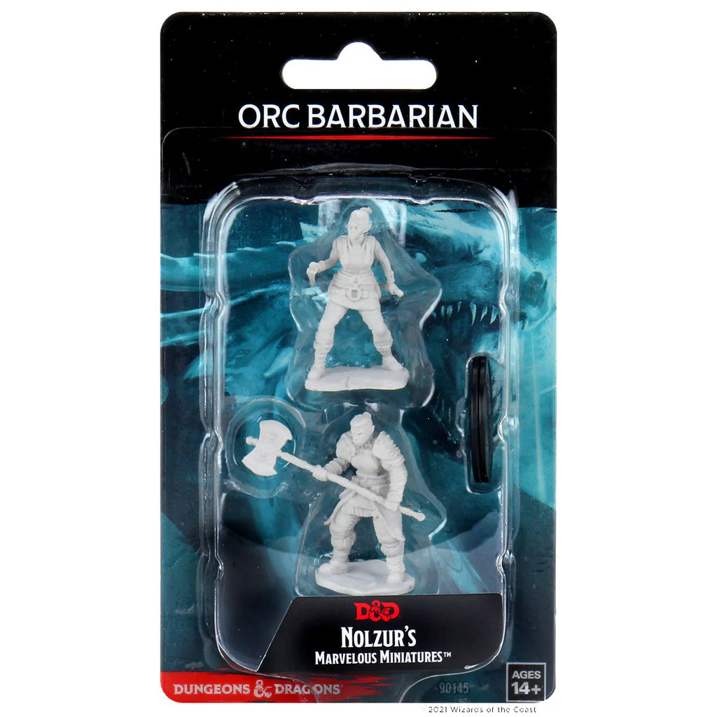 D&D Nolzur's Marvelous Miniatures: Unpainted Minis - Orc Barbarian Female (Wave 13)