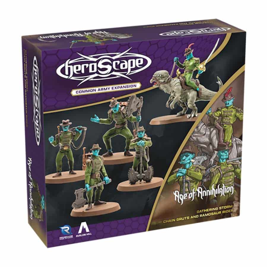 Heroscape: Chain Grunts and Ramosaur Rider Army Expansion