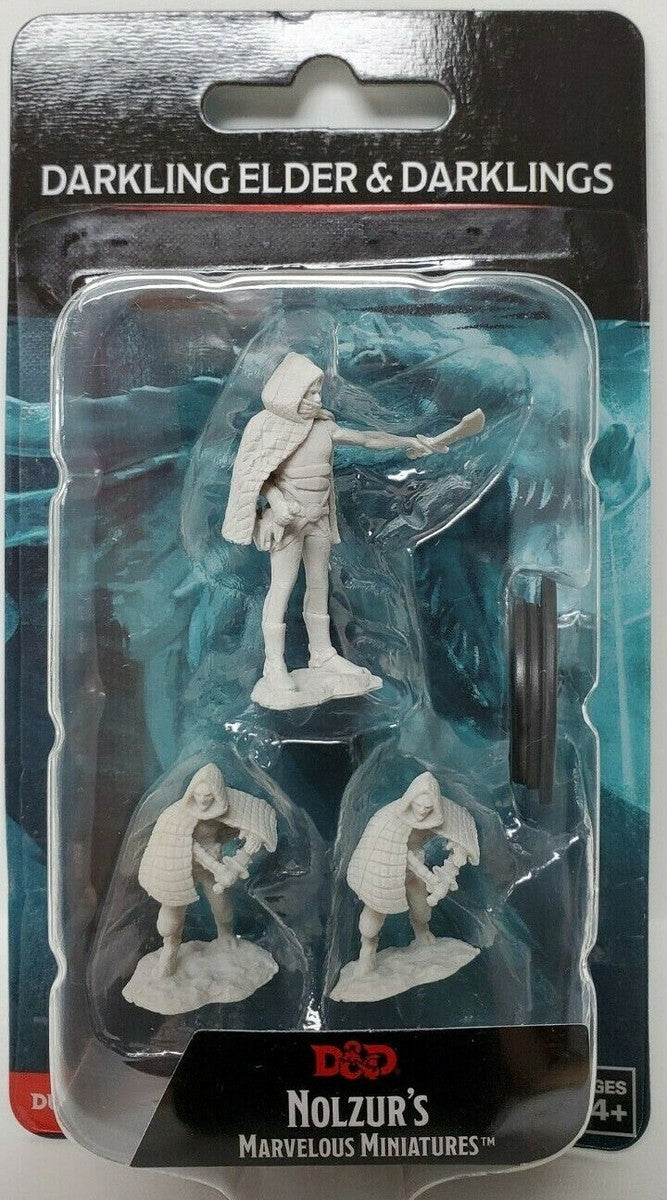 D&D Nolzur's Marvelous Miniatures: Unpainted Minis - Darkling Elder & Darklings (Wave 13)