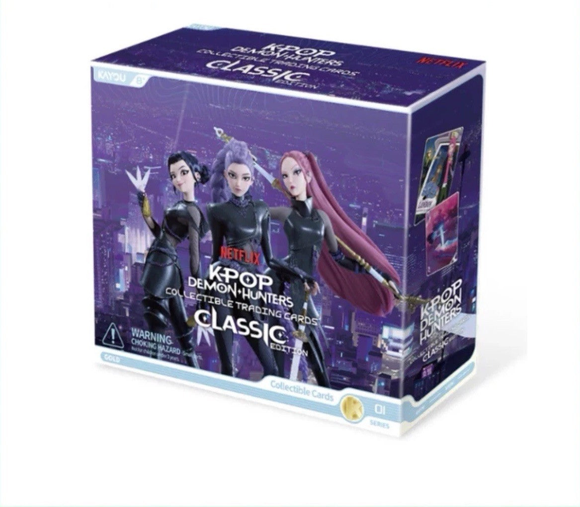 KPop Demon Hunters Collectible Cards: Classic Edition 001 - Foil Pack Display (20 packs)