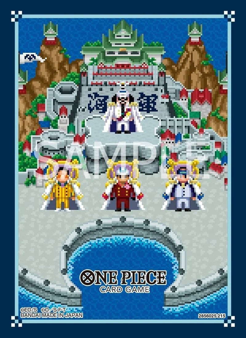 One Piece: Pixel Art Navy Sleeves 70 ct