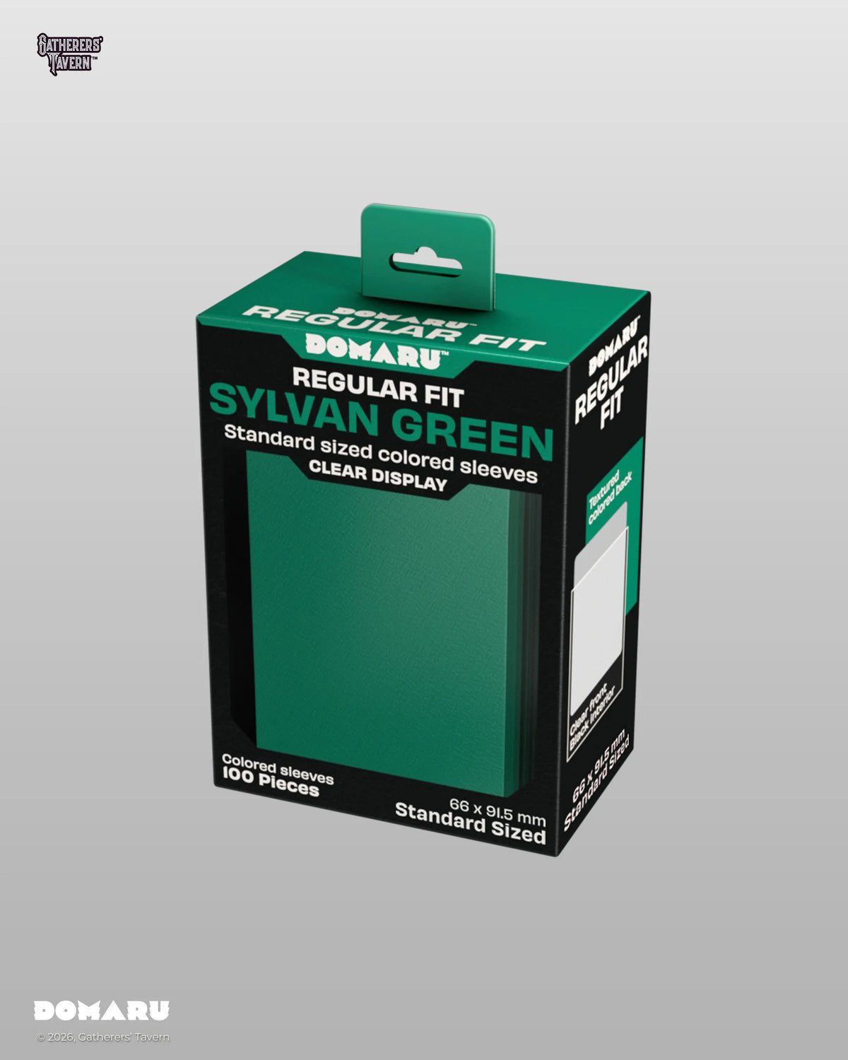 DOMARU Regular Fit Sleeves [Standard] - Sylvan Green (100 ct.)