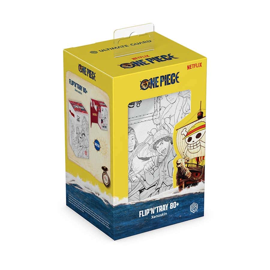 Ultimate Guard: One Piece (Live Action) Flip'N'Tray 80+ Xenoskin [Sketched Straw Hats]