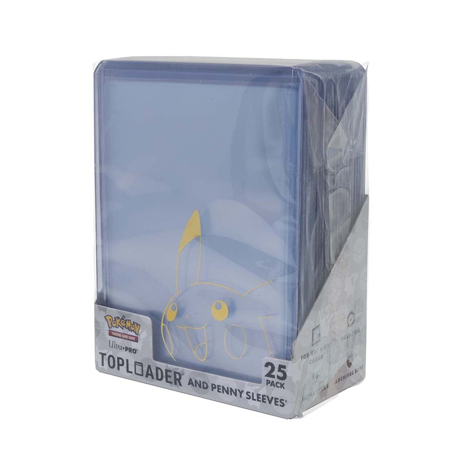 Ultra Pro: Pokemon - Pikachu Toploader and Penny Sleeves (25 ct.)