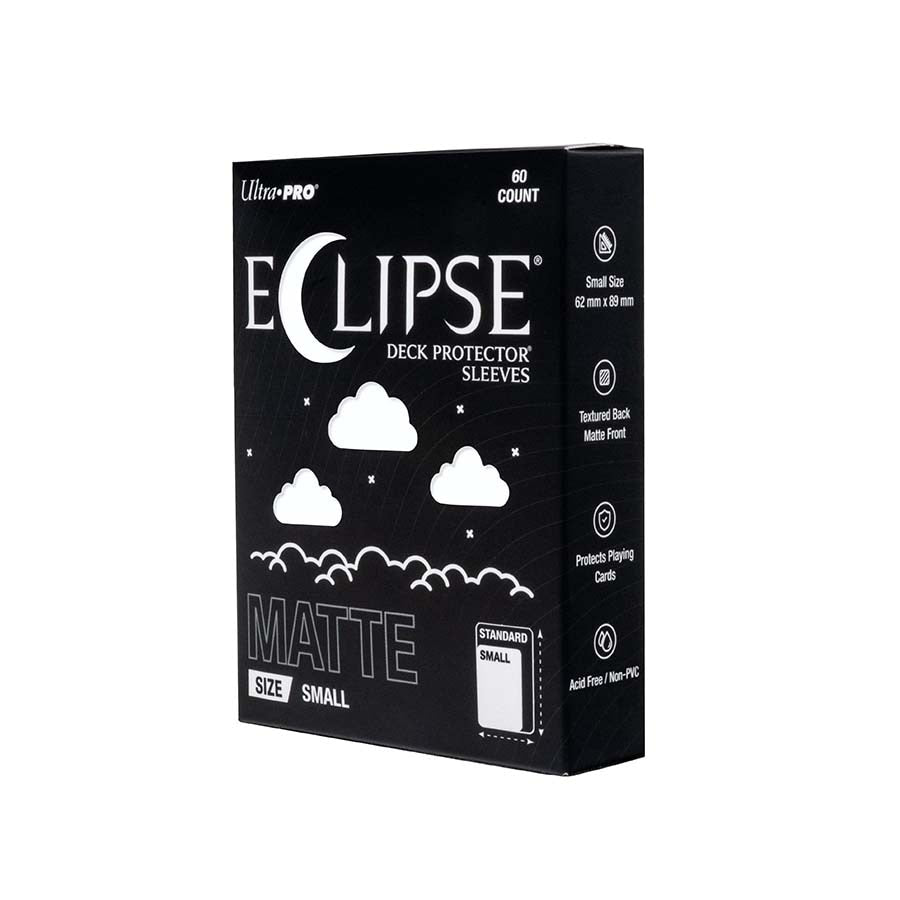 Card Sleeves: UltraPro Eclipse SMALL Matte | Arctic White (60 ct)