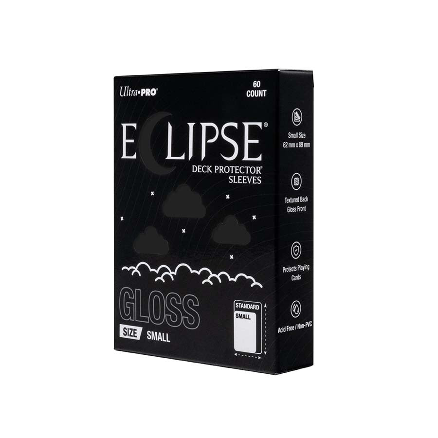 Card Sleeves: UltraPro Eclipse SMALL Gloss | Jet Black (60 ct)