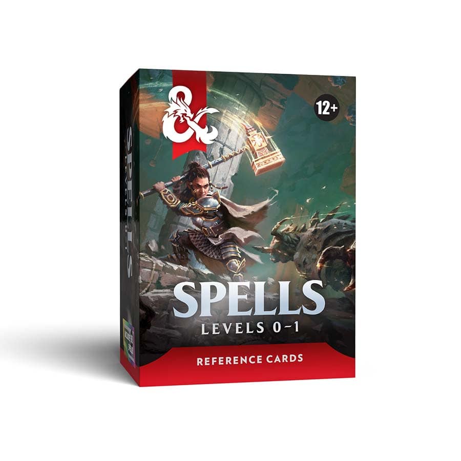 D&D: Reference Cards - Spells | Levels 0-1