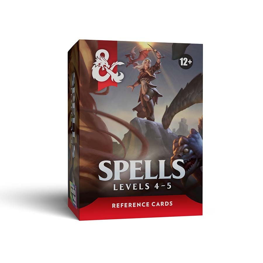 D&D: Reference Cards - Spells | Levels 4-5
