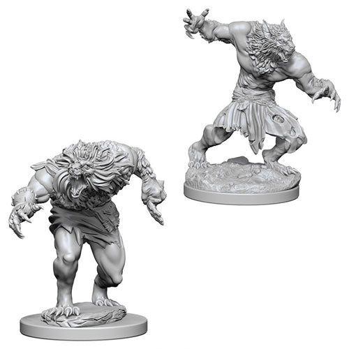 D&D Nolzur's Marvelous Miniatures: Unpainted Minis - Werewolves (Wave 4)