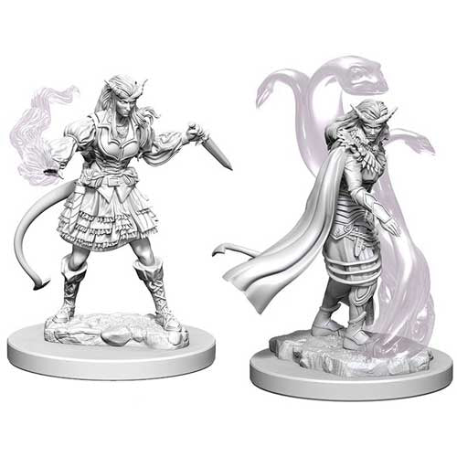 D&D Nolzur's Marvelous Miniatures: Unpainted Minis - Tiefling Female Sorcerer (Wave 4)