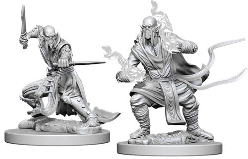 D&D Nolzur's Marvelous Miniatures: Unpainted Minis - Githzerai (Wave 5)