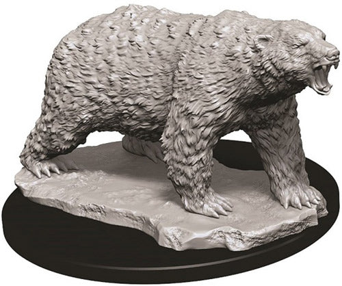 Wizkids Deep Cuts Miniatures: Unpainted Minis - Polar Bear (Wave 9)