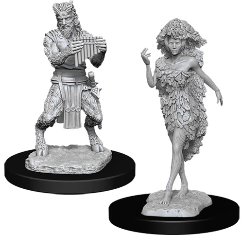D&D Nolzur's Marvelous Miniatures: Unpainted Minis - Satyr & Dryad (Wave 11)