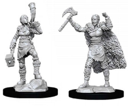 D&D Nolzur's Marvelous Miniatures: Unpainted Minis - Female Human Barbarian (Wave 12)