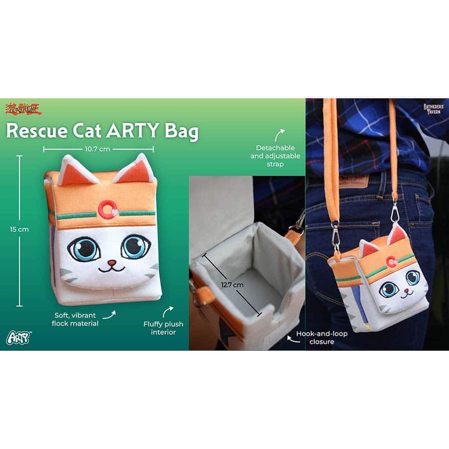Yu-Gi-Oh: Rescue Cat ARTY Deckbox w/ Strap