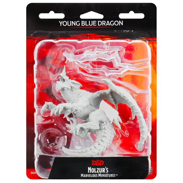D&D Nolzur's Marvelous Miniatures: Unpainted Minis - Young Blue Dragon (Wave 8)
